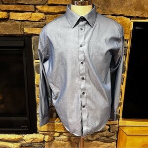Jos. A. Bank Silver Tailored Fit Shirt men’s‎ size large